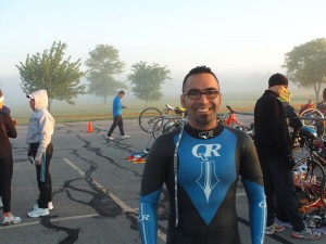 Nick and his wetsuit