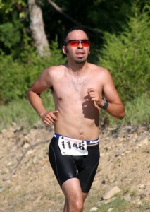 I didn't have any other running photo available. Sorry for the grossness.