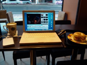 Bagel, Coffee, Video